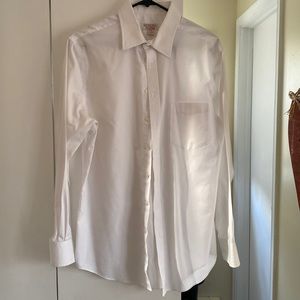 White button down shirt size M 15/15,5. Like New never worn